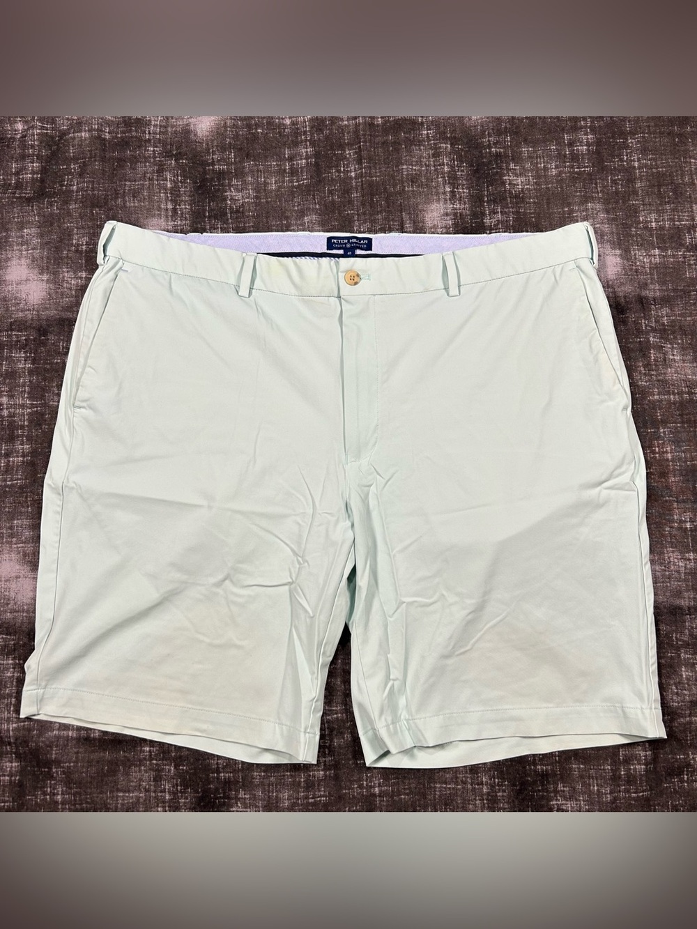 Peter Millar Crown Crafted Shorts Mens 40x9 Moroccan Mint Stealth Performance